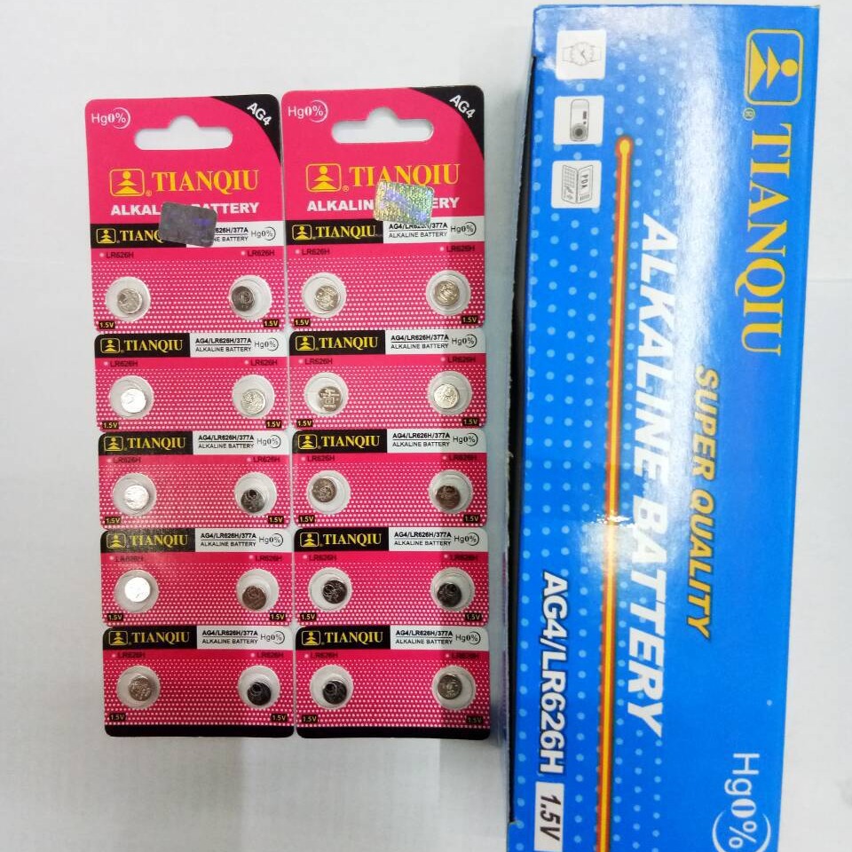 天球 AG4电池 LR626电池 377手表电子 AG4纽扣电池 1.55v 批发