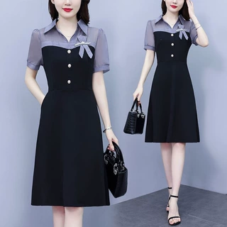 高级感法式连衣裙女夏季2026新款高端时尚气质遮肚减龄A字裙子潮
