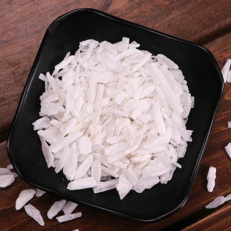 Gypsum Shi Gao Mineral Herb 500g Traditional TCM Decoction Ingredient Natural Dried Bulk Supply specifications