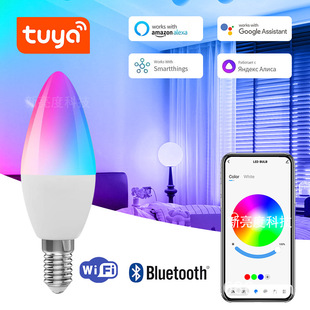 �T�f����WIFI�{��Ϟ�T��E14 E12 RGBCW��·�{���{ɫ�Z������APP