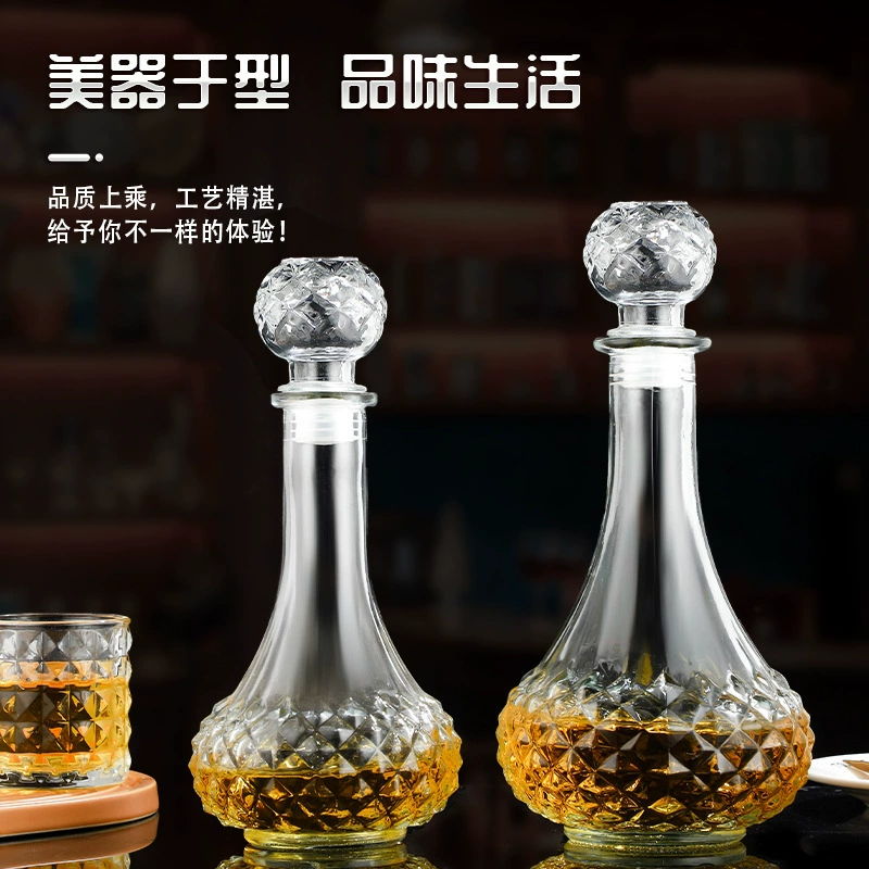 Glass wine decanter for whiskey, (Cross-border trading), wholesale