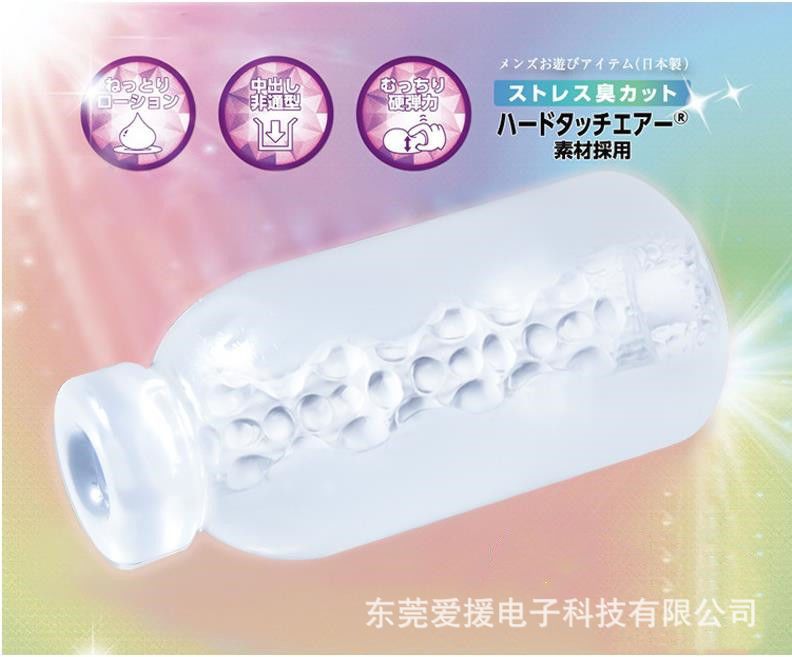 Transparent Baby Bottle Manual Masturbator Cup, Soft TPE Sleeve, 370g — detail image 5