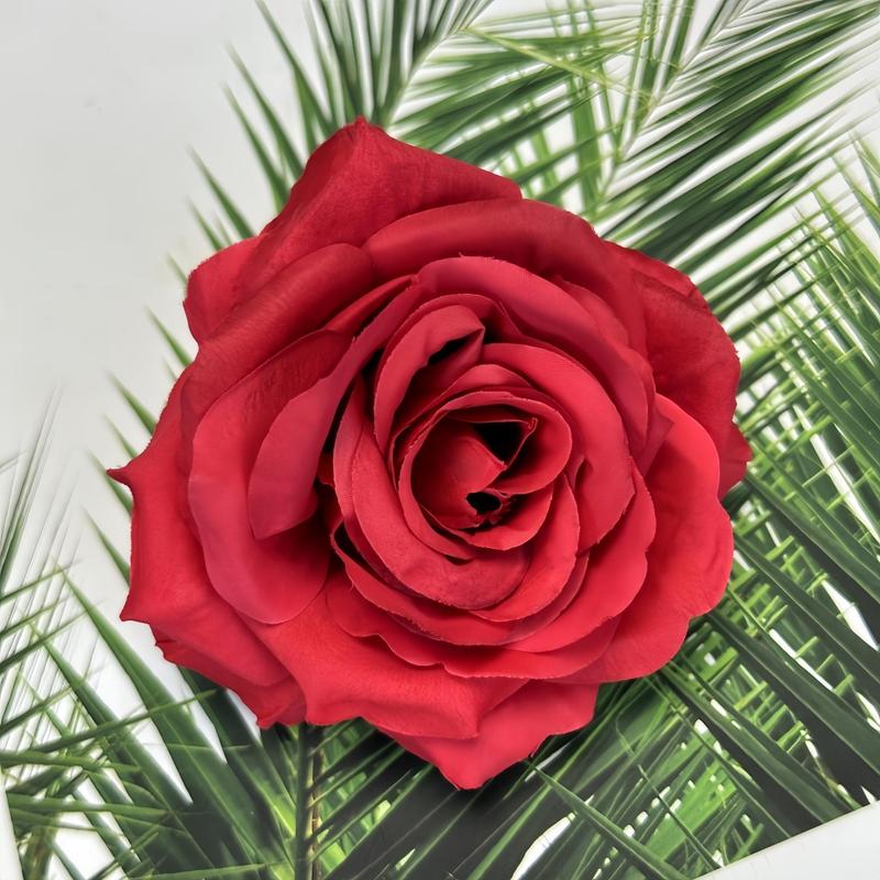 仿真10cm玫瑰花头520花艺蛋糕婚礼装饰婚车布置DIY假花摆件批发|undefined