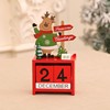 Christmas wooden decorations, calendar for office, cartoon creative children's jewelry for elderly, Birthday gift