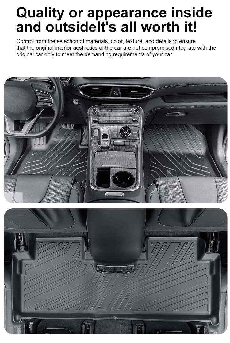 Suitable for 23-25 Huiyi Staria Car Floor Mats Tpe Floor Mats Trunk Mats Seat Back Mats Cross-Border