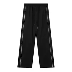 Trendy Brand Sports Casual Pull Pants Men's and Women's Loose American Stripe Straight Pants Casual Long Pants Breathable
