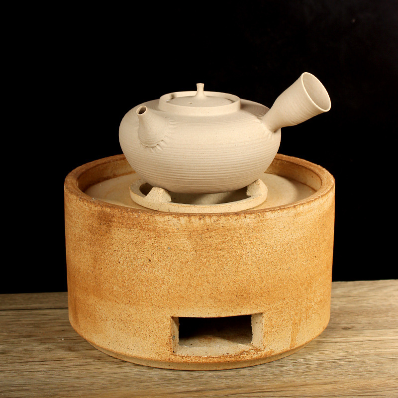 白泥炭炉日本側はポット風炉茶炉湯たんぽ手作業薄胚砂鋸炭電気両用工夫茶器
