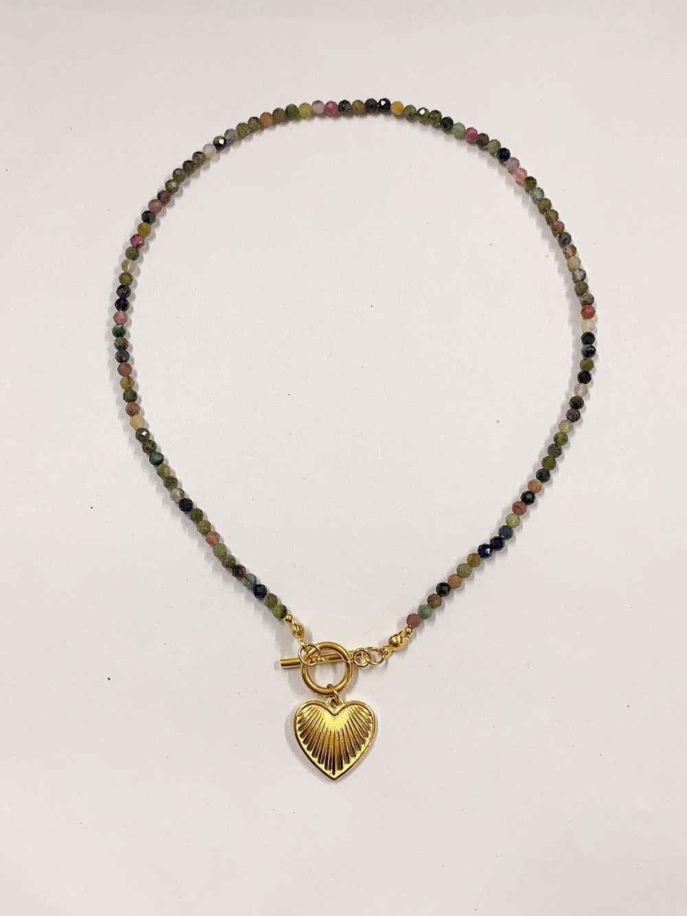 Casual Simple Style Irregular Heart Shape Titanium Steel Pendant Necklace In Bulk display picture 10