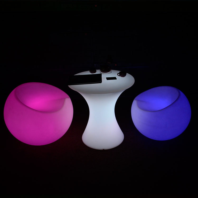 Transfronterizo LED iluminado taburete de manzana silla bar bar al aire libre bar casual bar de bar KTV atmósfera bar de bar de bar de color image 3