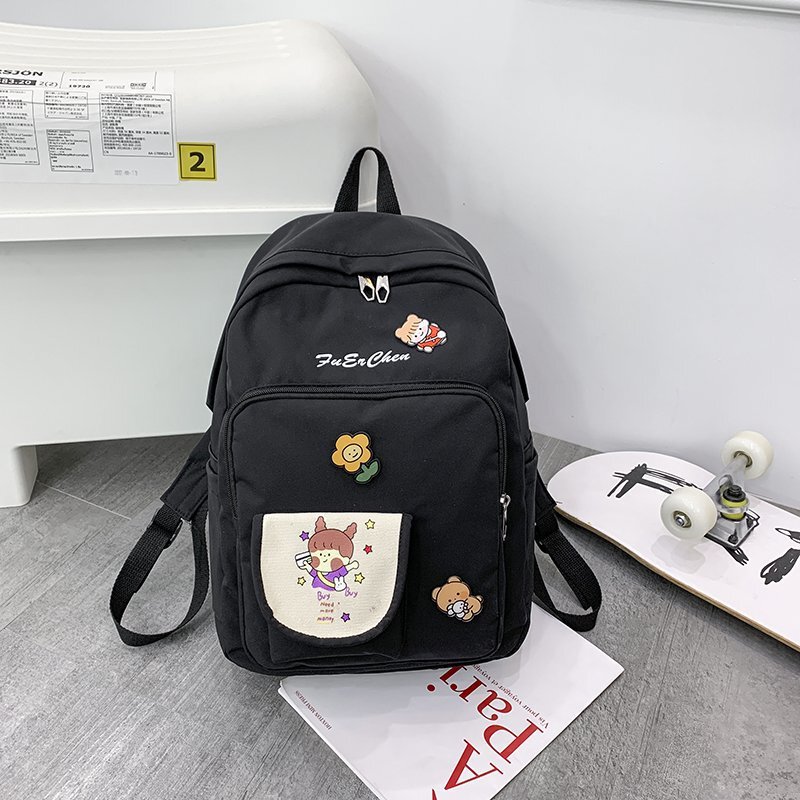 Insかばん女子韓国版学生ランドセル流行日系かわいいバックパック女子中学校小学生キャンパスかばん|undefined