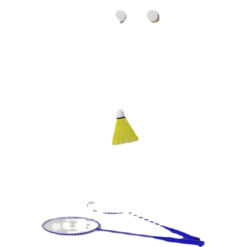 Устройство для тренировок по бадминтону для игры в одиночку с тросом и отскоковым механизмом для самостоятельных тренировок дома, для самостоятельных тренировок одного игрока со световой подсветкой.