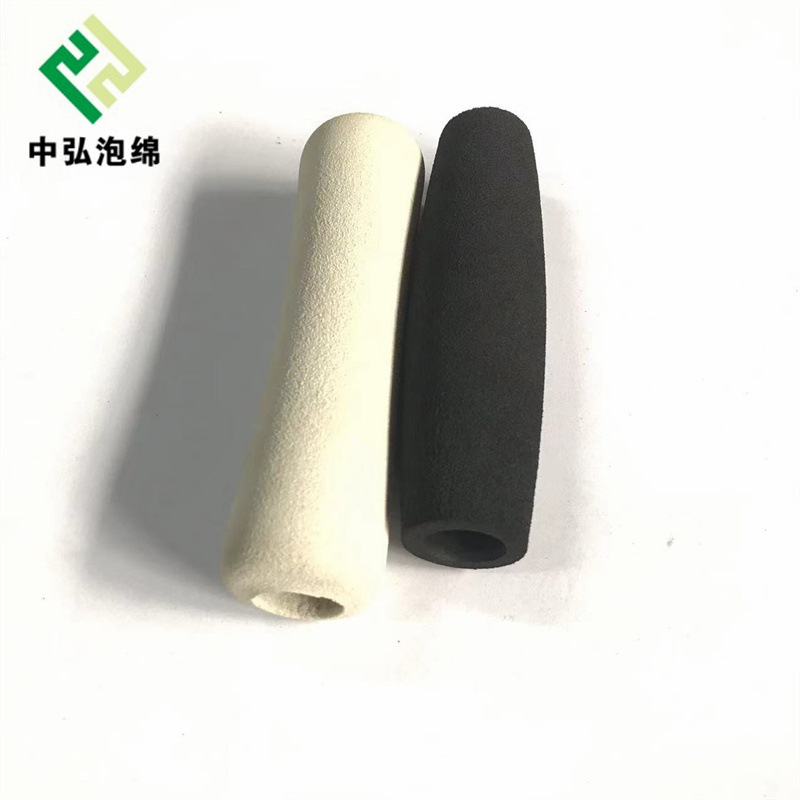 白色橡塑美发棒彩色NBR发泡管打磨黑色防滑手把套自行车手柄海绵