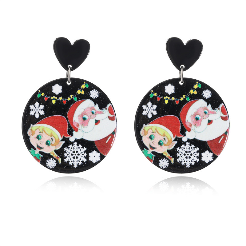 Joyas de Navidad pendientes pendientes Europa y Estados Unidos nuevo árbol de Navidad pendientes pendientes pendientes de Navidad