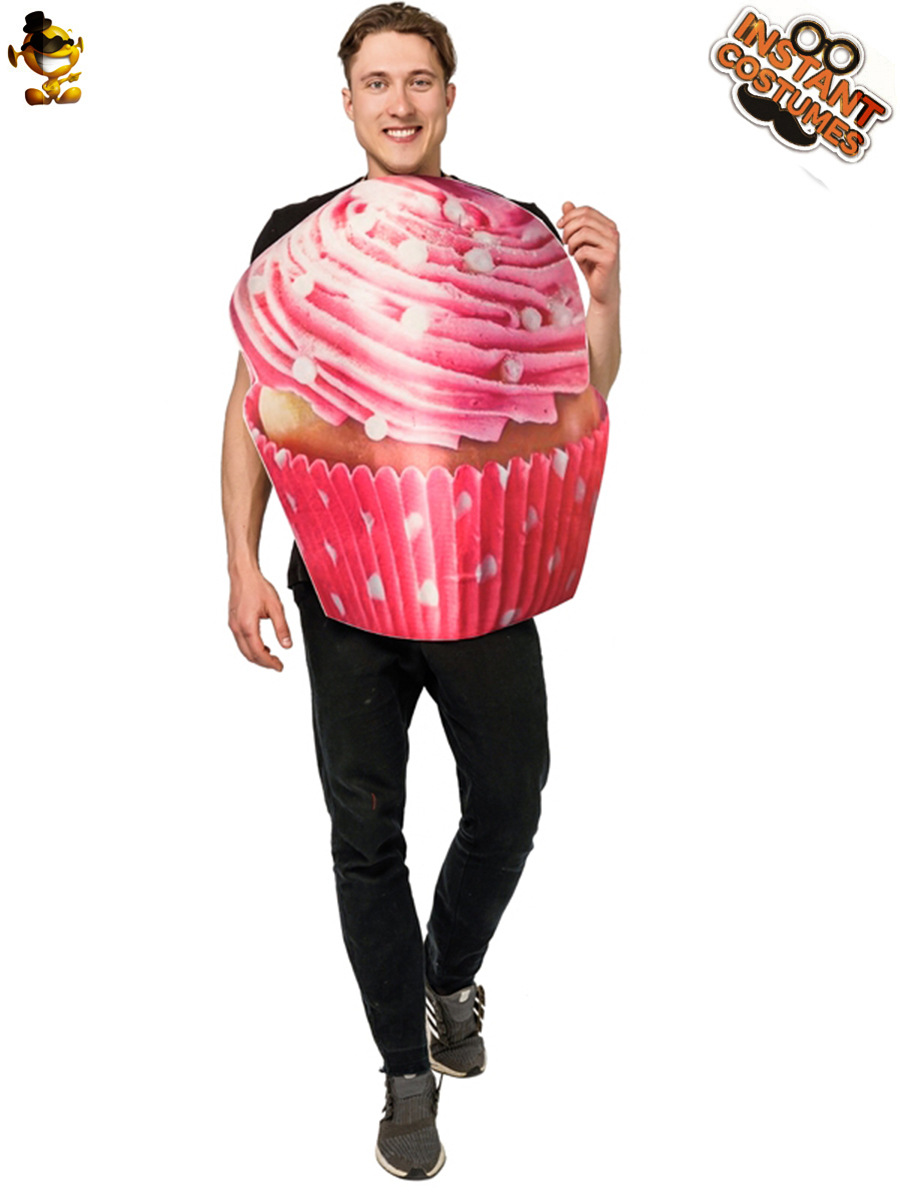 Colorido pastel de helado taza de papel para adultos FIESTA DE Halloween traje de Carnaval