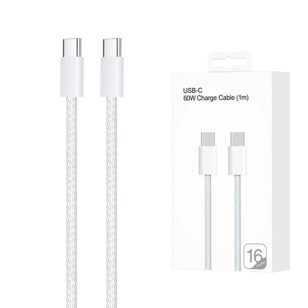 Woven compatible iphone15, 60W