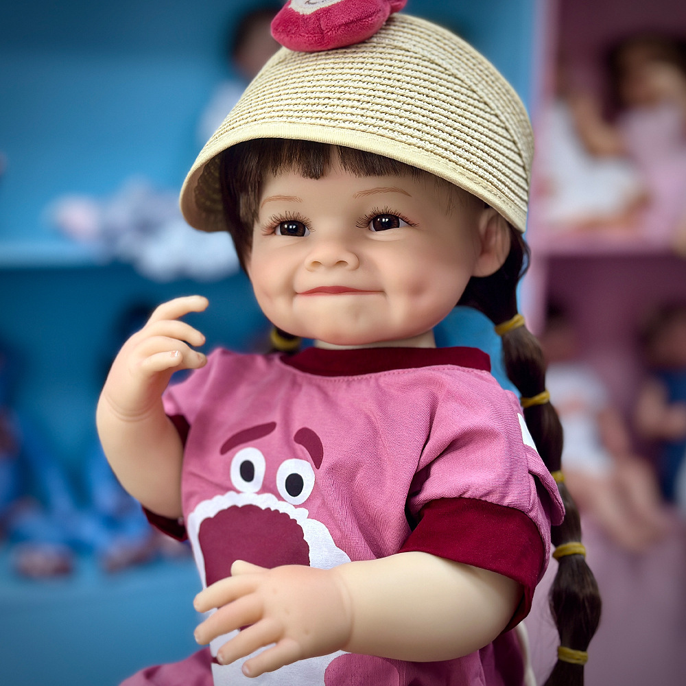 Baño acompañante suave intercambiable muñeca de muñeca de muñeca de muñeca pesada muñeca de muñeca de simulación al por mayor