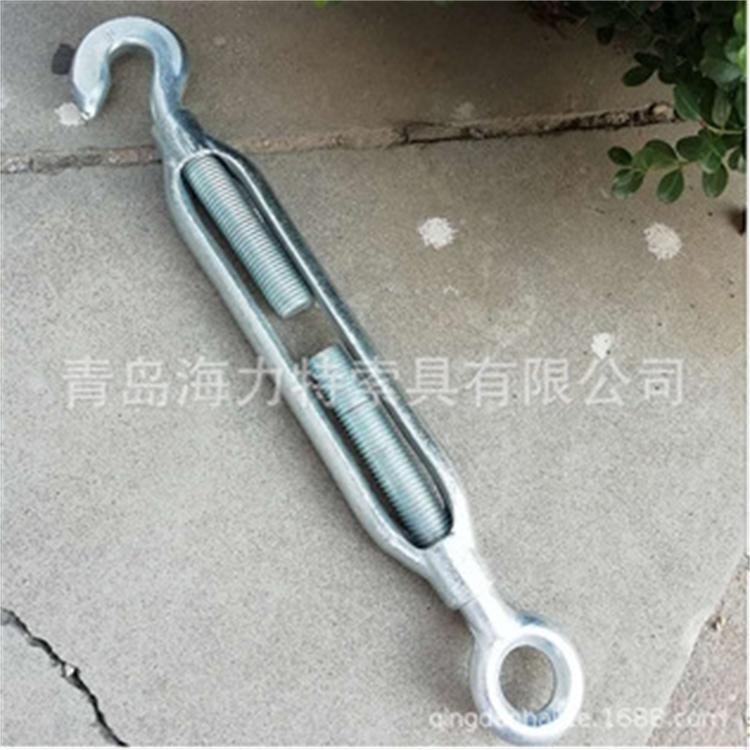 花兰螺丝 m5-m28国标拉紧紧绳器 玛钢开体花篮螺丝钢丝绳拉紧器