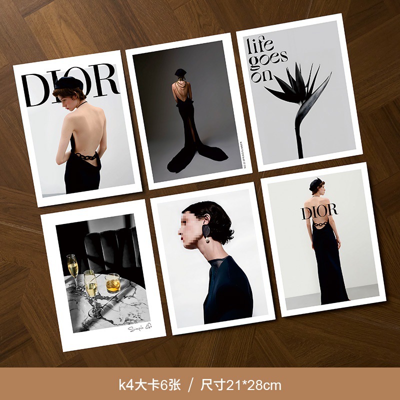 K4 대형 카드 6장/21*28cm