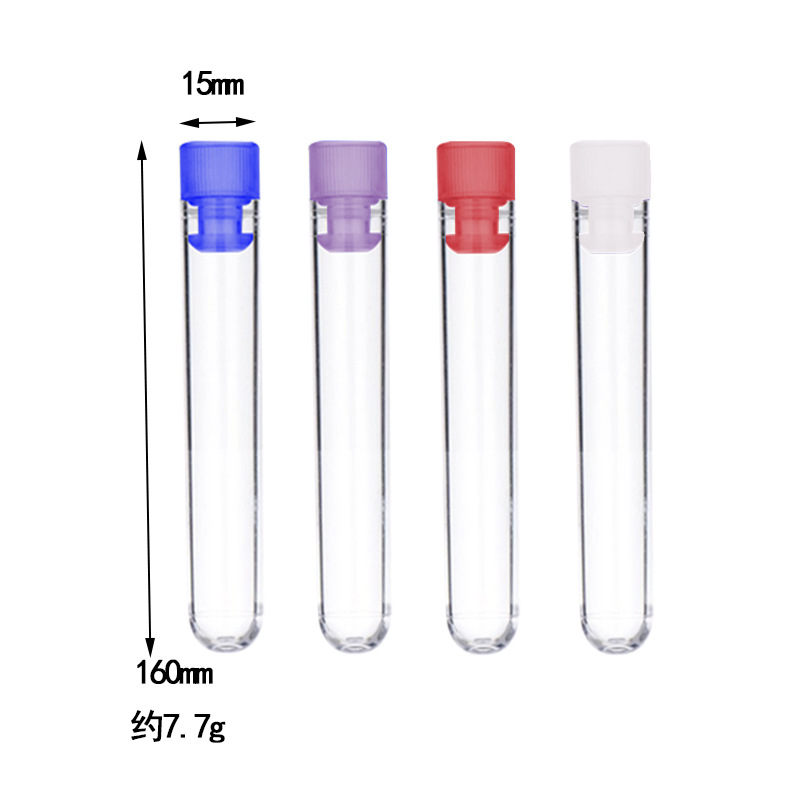 Varias especificaciones de almacenamiento transparente botella de aguja de plástico almacenamiento pequeño mano aguja de coser botella de almacenamiento botella de aguja al por mayor