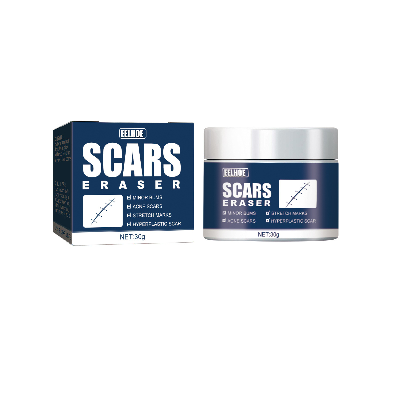 EELHOE – crème anti-cicatrices, compresse froide, cicatrices chirurgicales, réparation des cicatrices, peau lisse, Gel crème, (paquet de 3)_voghion.com