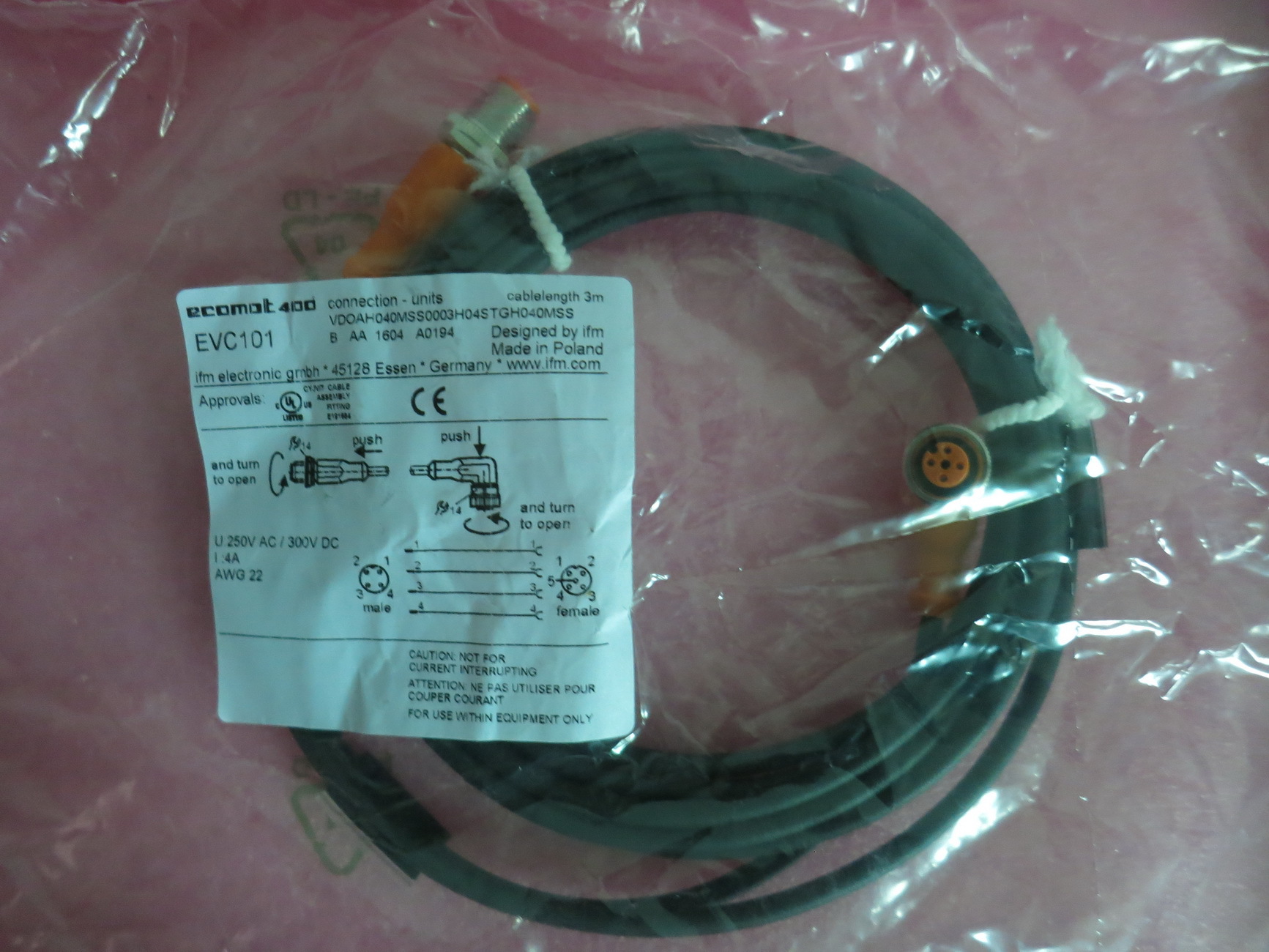 A027*全新原装IFM易福门 EVC101 EVC018 现货