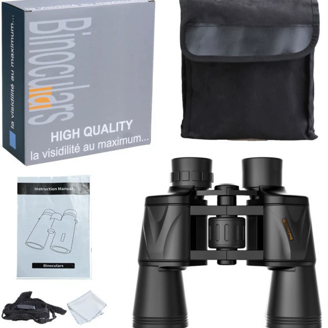 Яхта на открытом воздухе Специальный бинокль 20X50 высокой высокой четкости микро-свет ночного видения наружный 8-кратный мобильный телескоп