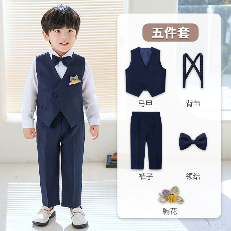 Children's set for boys, flower girl dress, suit for kindergarten