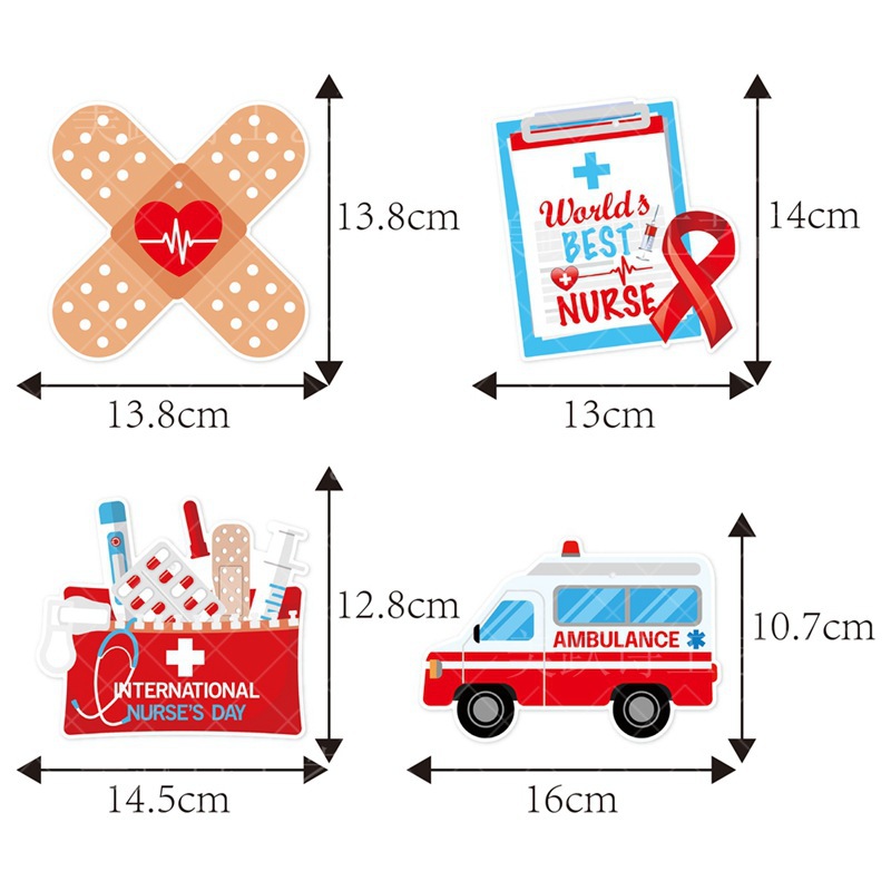 Europea y Americana enfermera decoración del partido del festival etiqueta en espiral diseño del techo enfermera espiral colgando decoración del Festival de la enfermera