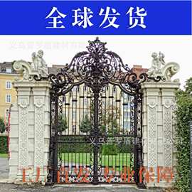 铁艺大门别墅大门美观承接大小工程铁艺庭院门源头厂家欧式大门