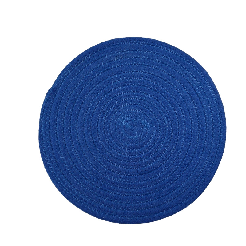 almohadilla de mesa aislante simple almohadilla de taza multifuncional almohadilla de disco tejido almohadilla de aislamiento térmico hogar almohadilla de aislamiento térmico de comedor occidental