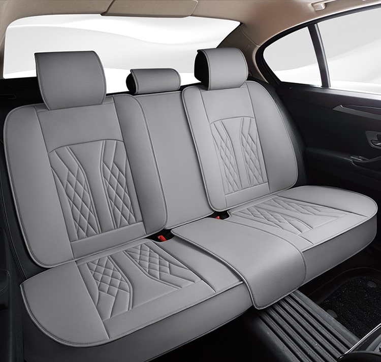 2026 New Model Full Leather Breathable Business-Style Universal Four-Season Full-Cover Car Seat Cushion Cover