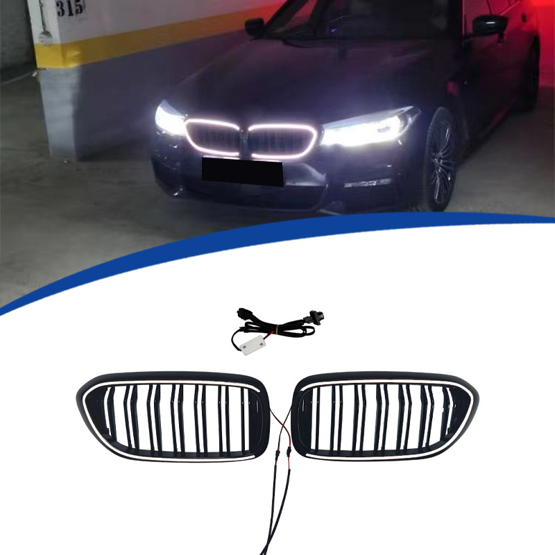 Suitable for 2017-2020 Bmw 5 Series G30 Dual-Wire Luminous Led Mid-Grid Original Car Replacement