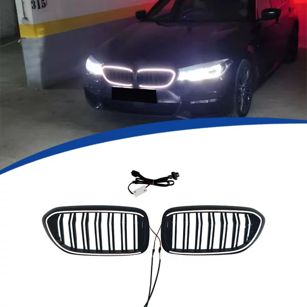 Suitable for 2017-2020 Bmw 5 Series G30 Dual-Wire Luminous Led Mid-Grid Original Car Replacement