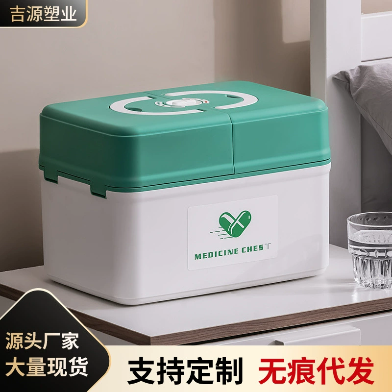 Медицинская коробка, бытовая медицинская коробка, большая емкость, аптечка первой помощи, маленькая аптечка, многослойная коробка для хранения
