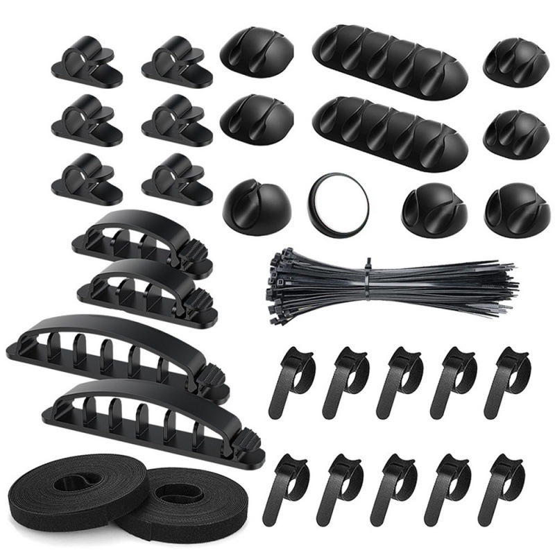 케이블 주최자 세트 3(136PCS)