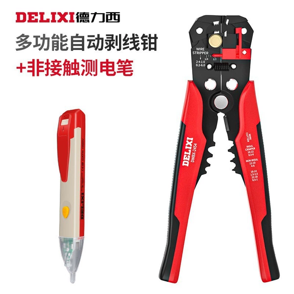 Delixi-multi-function automatic wire stripping+induction electric pen