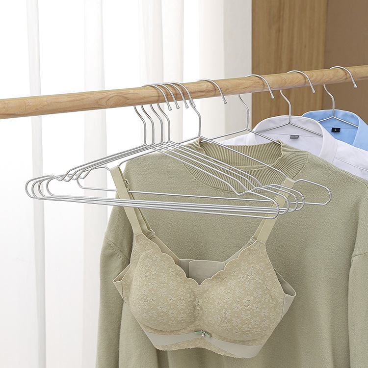 304 percha de ropa de acero inoxidable hogar engrosada percha ropa fresca percha ropa soporte percha ropa al por mayor