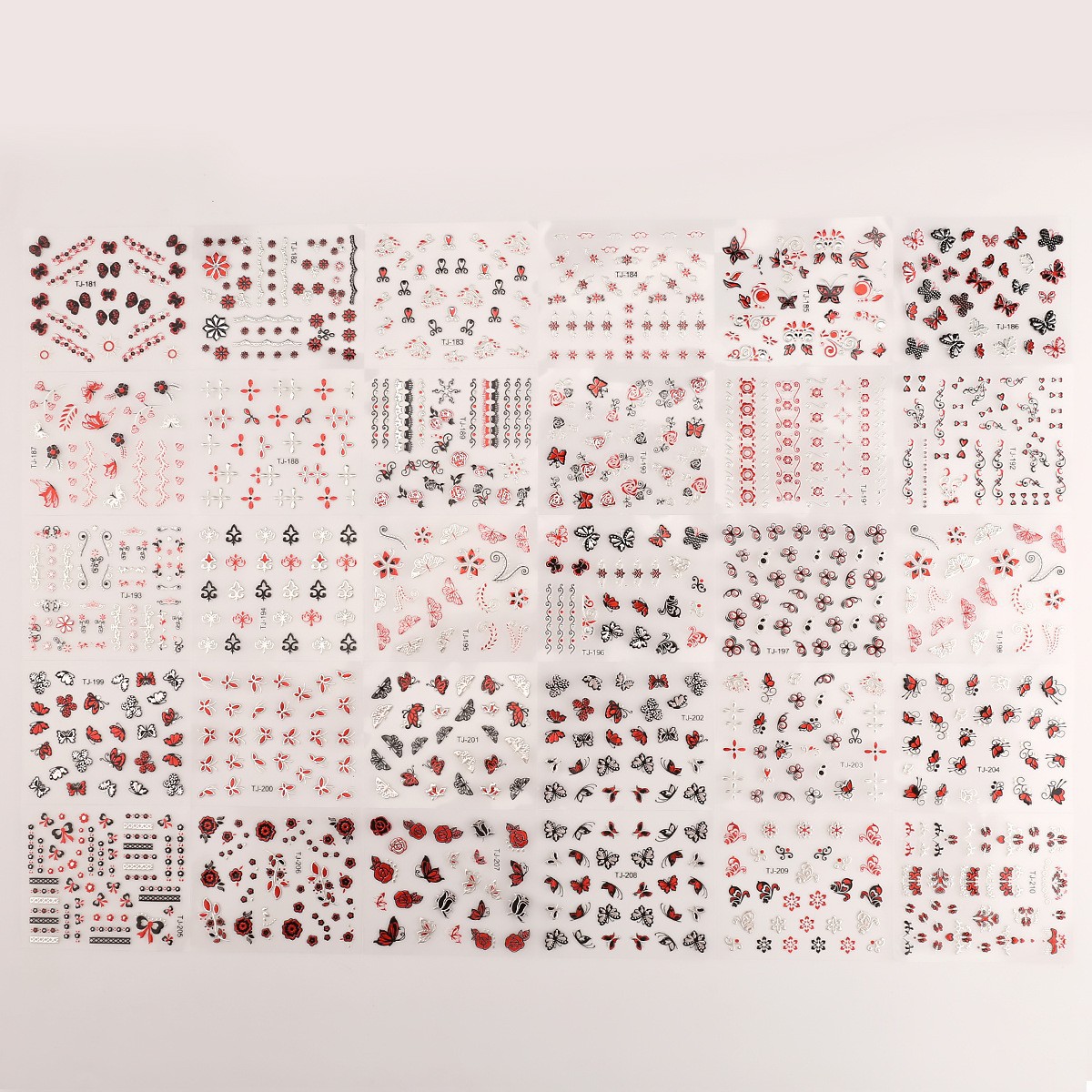 G5 골드 네일아트 스티커 1세트 (30매)