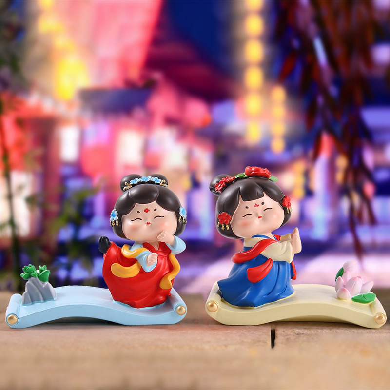 National tide antique Tang Xiaohuan Jiangshan picturesque mobile phone bracket lazy person chasing drama artifact desktop small ornaments holiday gifts National tide antique Tang Xiaohuan Jiangshan picturesque mobile phone bracket lazy person chasing drama artifact desktop small ornaments holiday gifts