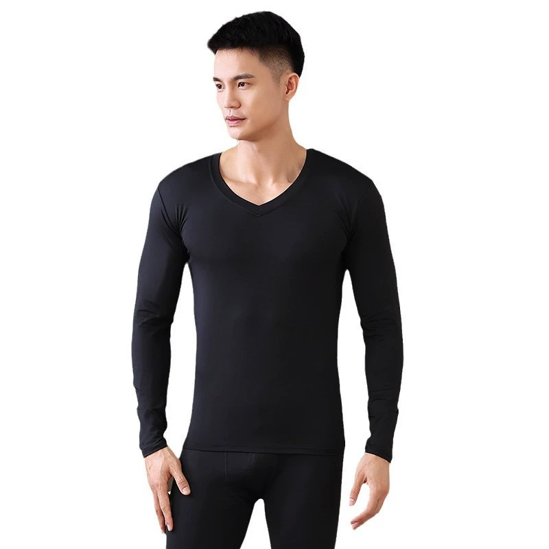 Keep warm set, cotton sweater, thermal underwear, thin base trousers