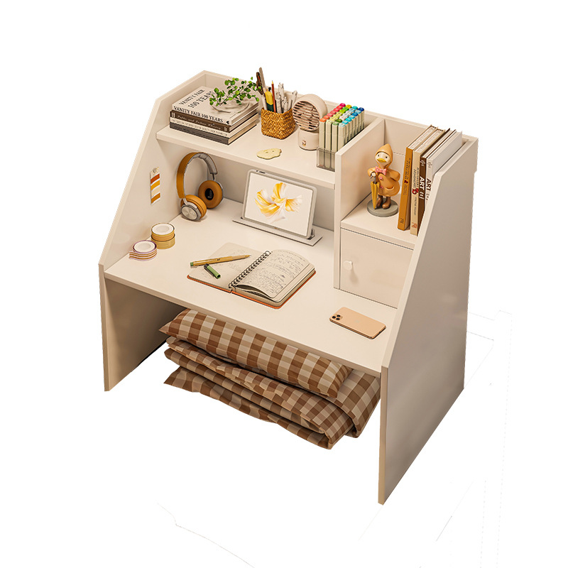 Mesa de cama, mesa de cama para estudiantes universitarios, escritorio, escritorio, escritorio, dormitorio, escritorio, escritorio para computadora portátil perezoso, escritorio pequeño