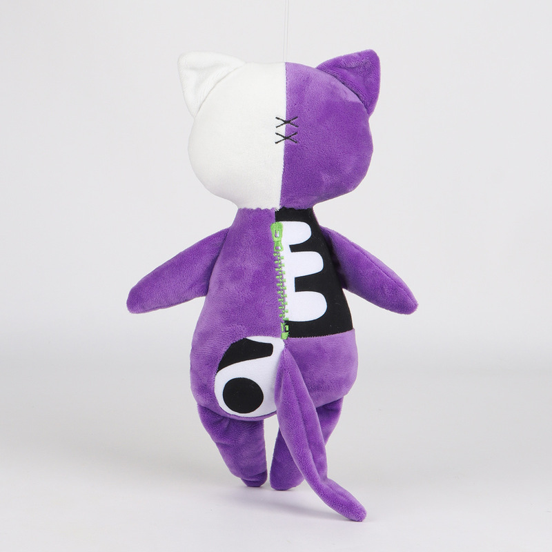 跨境新品panty and stocking吊带袜天使2骨头猫毛绒玩具周边公仔|undefined