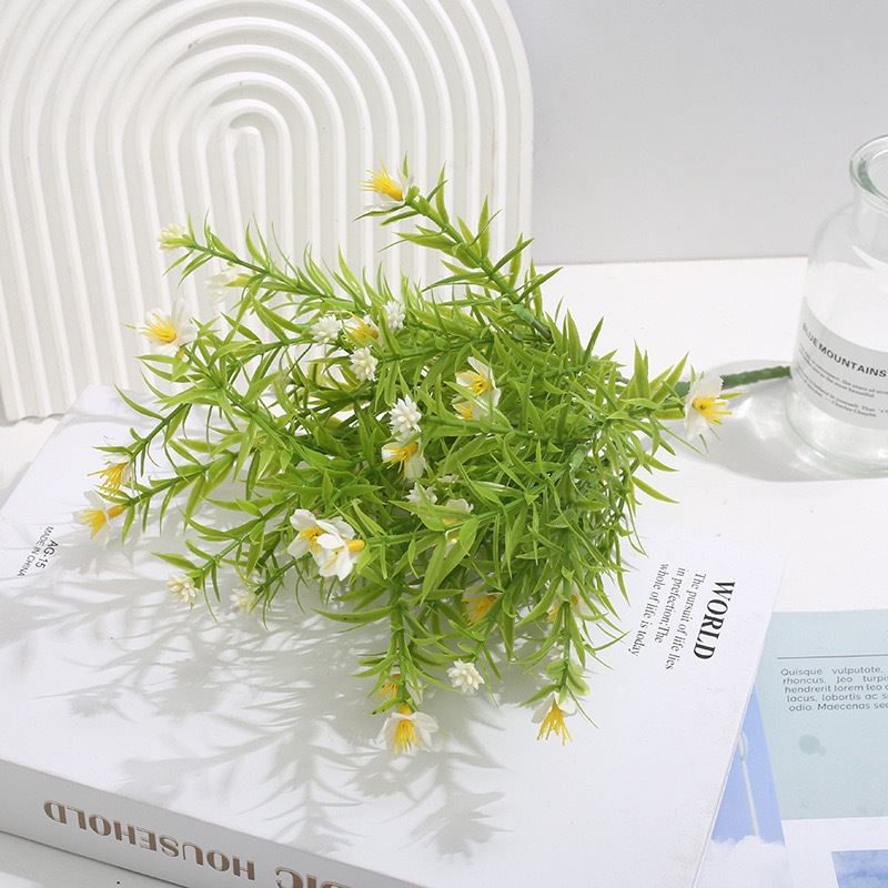 Small wildflower starry Daisy water plant artificial flower artificial flower bouquet home decoration flower accessories_voghion.com