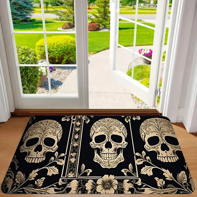 Alfombra de franela estampada, estilo playa, antideslizante, resistente a la suciedad, resistente al desgaste, alfombra para la entrada, dropshipping transfronterizo Y2.