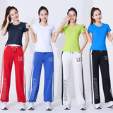 婷姿媄 Квадратный танцевальный костюм Новый набор быстросохрающая группа аэробики