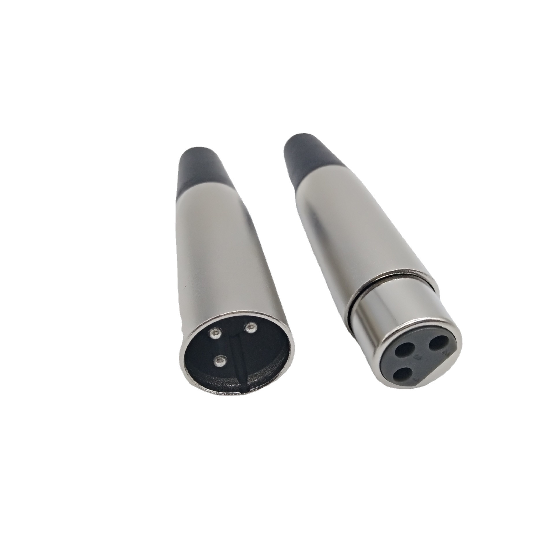 台式卡侬头3PIN公头XLR平衡头话筒麦克风调音台功放机音频插头