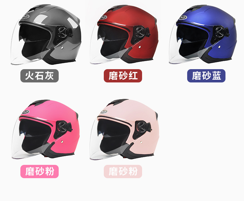Ad Electric Motorcycle Helmet for Men and Women, Winter Warm Battery Car Safety Helmet, Universal 3C Certified Half Helmet for All Seasons