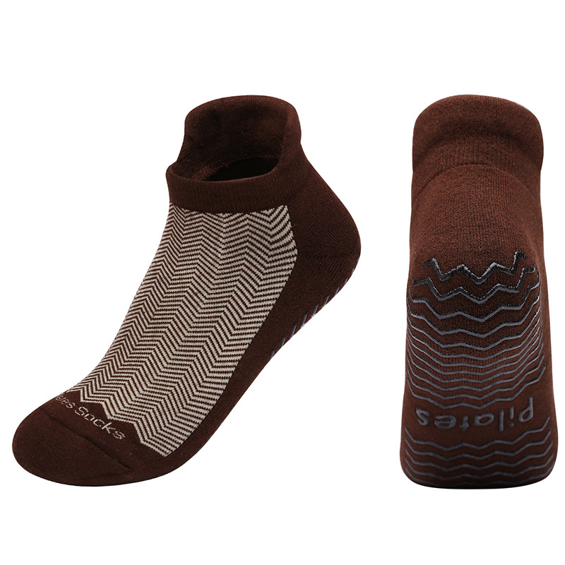 [Artículo de alta demanda] Calcetines de yoga antideslizantes para entrenamiento de Pilates en estudio profesional, de tela de rizo peinado, para hombres y mujeres