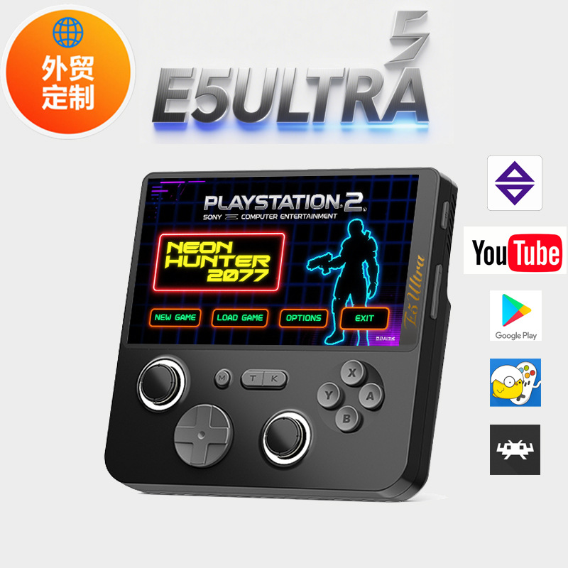 E5Ultra Android Handheld E5U Foreign Trade Cross-Border 5inch Hd Touch Screen 6+128Gb Cloud Game Ps2 Streaming