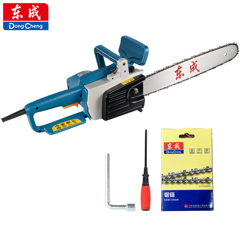 东成电链锯伐木锯M1L-FF03-405大功率链条锯16寸220V电锯东成工具